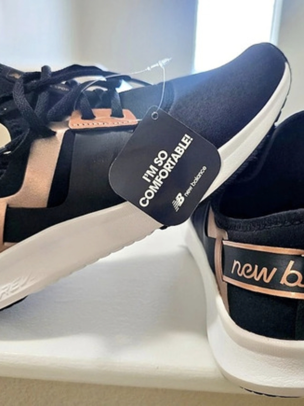 New Balance DynaSoft Nergize Sport v2 Black & White Sneakers
